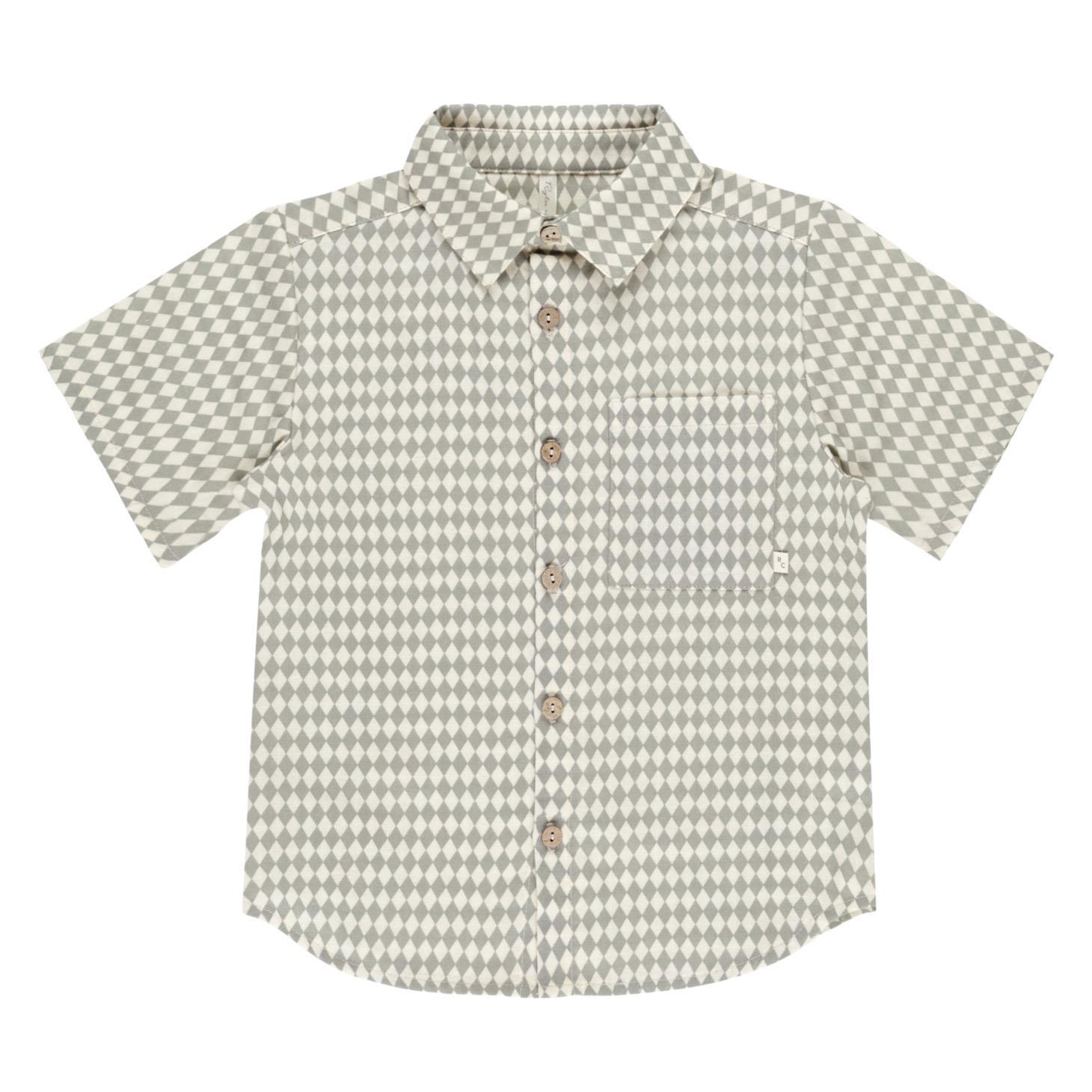 Rylee + Cru Collared Short Sleeve Shirt 2-7Y